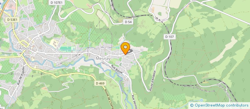 localisation de l'entreprise S.C.I. L.C.A.L.G.  MESNAY