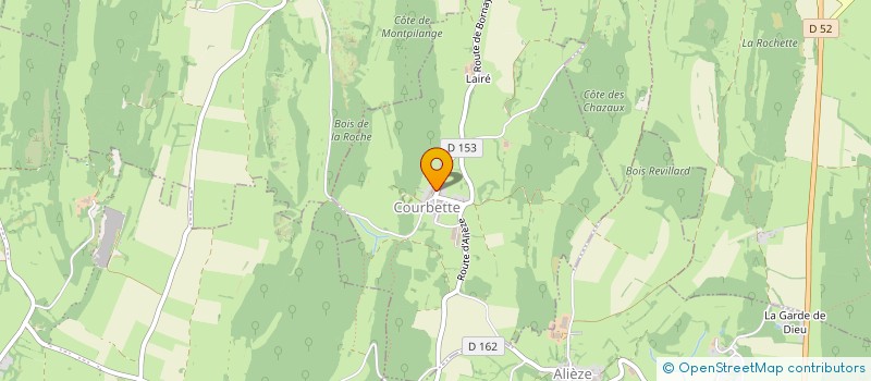 localisation de l'entreprise S.C.I. L.C.S.  COURBETTE