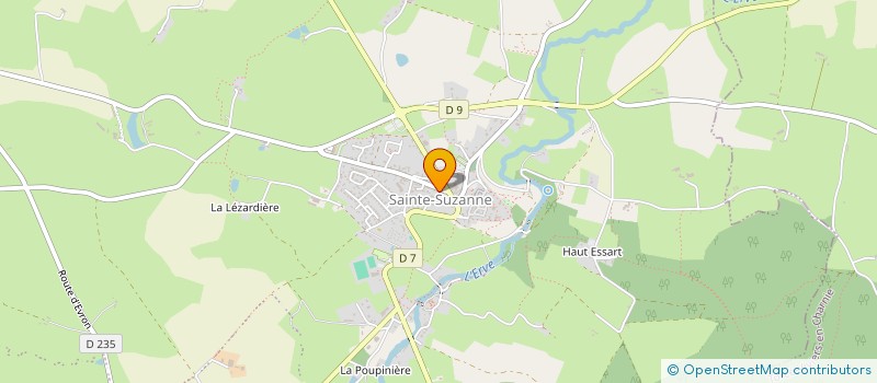 localisation de l'entreprise S.C.I L ETABLE  SAINTE-SUZANNE-ET-CHAMMES