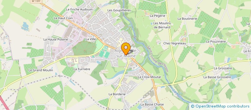 localisation de l'entreprise S.C.I. L.G.C.  AIGREFEUILLE-SUR-MAINE