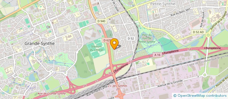 localisation de l'entreprise S.C.I. L.I.M.M.K. à DUNKERQUE