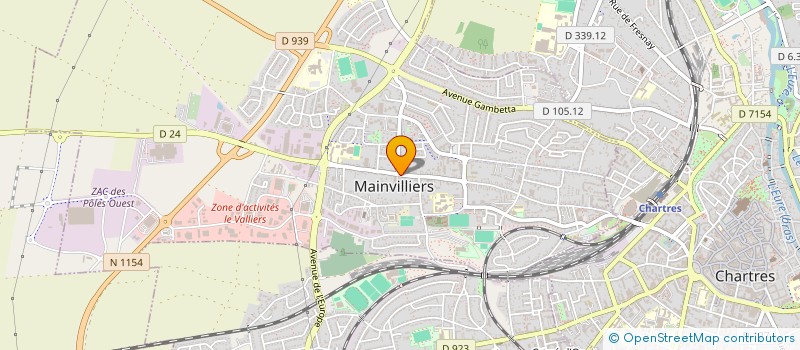 localisation de l'entreprise S.C.I L'IBERIK à MAINVILLIERS