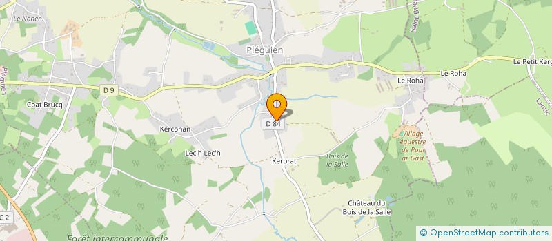 localisation de l'entreprise S.C.I. L.M.V.D.  TREGUIDEL