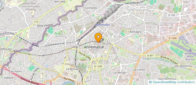 localisation de l'entreprise S.C.I L'OLIVER à ANNEMASSE