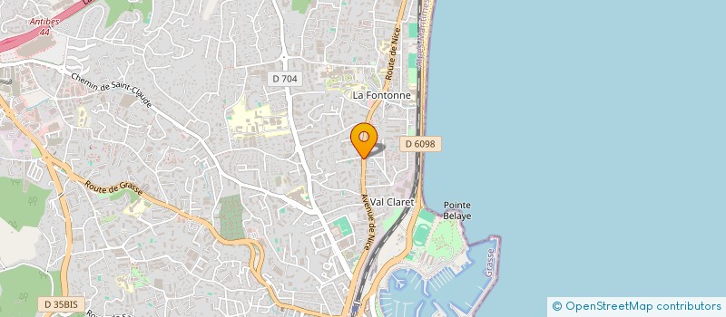 localisation de l'entreprise S.C.I. L'OLIVIER à ANTIBES