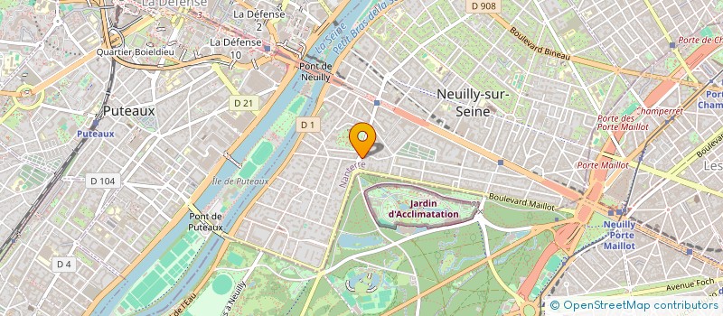 localisation de l'entreprise S.C.I. L'ORANGINE à NEUILLY-SUR-SEINE