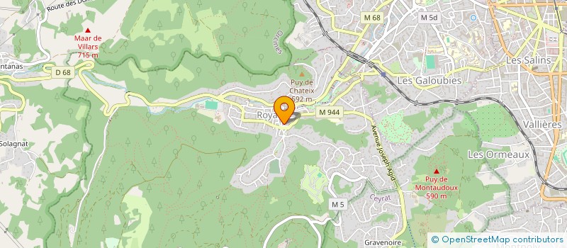 localisation de l'entreprise S C I L'ORCHIDEE  CLERMONT-FERRAND