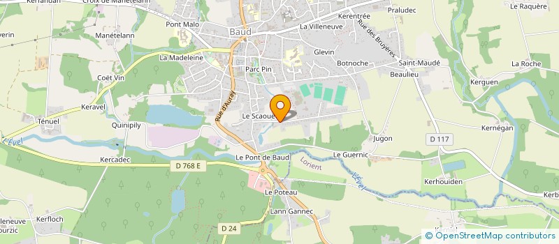 localisation de l'entreprise S.C.I. LA BAIE DE GES  BAUD