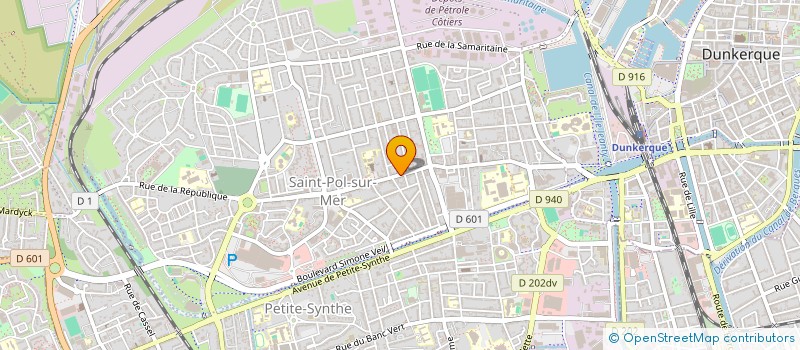 localisation de l'entreprise S.C.I LA BARAKA à DUNKERQUE