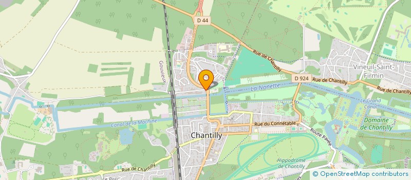 localisation de l'entreprise S.C.I LA BELLE AFFAIRE  CHANTILLY