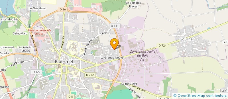 localisation de l'entreprise S.C.I. LA BELLE ALOUETTE  PLOERMEL