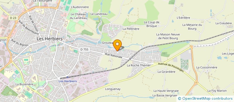 localisation de l'entreprise S.C.I. LA BERNARDIERE à LES HERBIERS