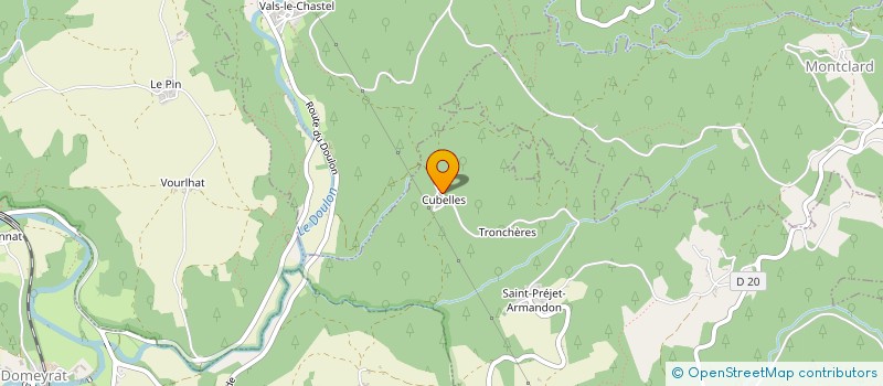 localisation de l'entreprise S.C.I. LA BRIARDE  SAINT-PREJET-ARMANDON