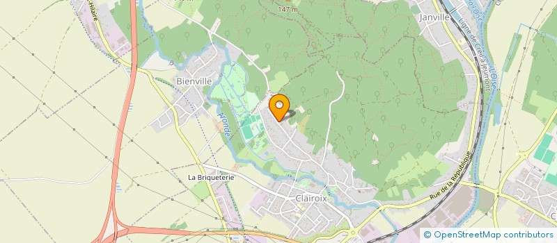 localisation de l'entreprise S.C.I. LA BRIQUETERIE  CLAIROIX