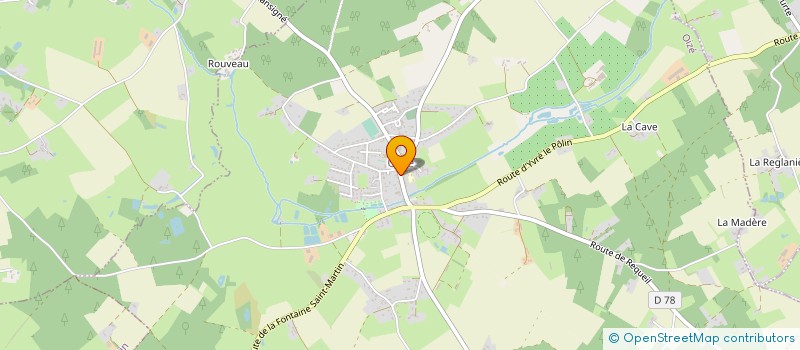 localisation de l'entreprise S.C.I. LA BRUNELLIERE  OIZE