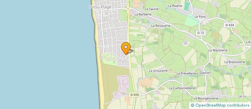 localisation de l'entreprise S.C.I. LA CAPIROUAISE  PIROU