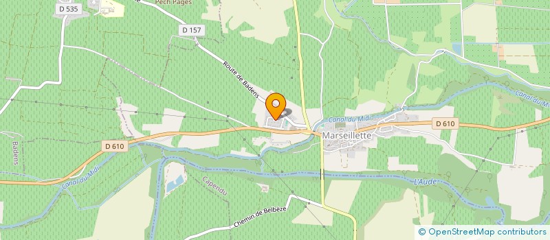 localisation de l'entreprise S C I LA CAVE  MONZE