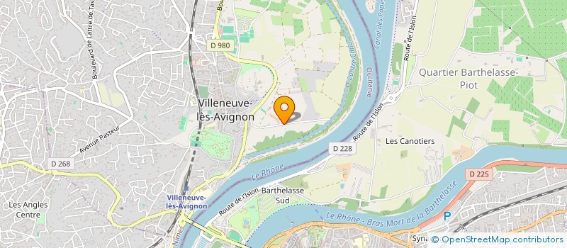 localisation de l'entreprise S.C.I. LA CLAIRIERE  VILLENEUVE-LES-AVIGNON