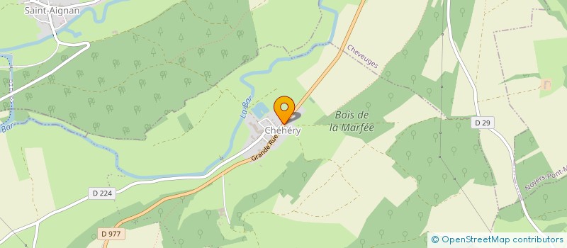 localisation de l'entreprise S.C.I. LA DIONNE  CHEMERY-CHEHERY