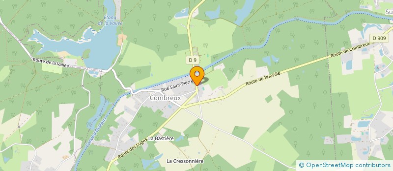 localisation de l'entreprise S.C.I LA FORET à COMBREUX