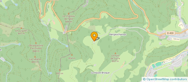 localisation de l'entreprise S.C.I. LA FORGE  SAINTE-MARIE-AUX-MINES