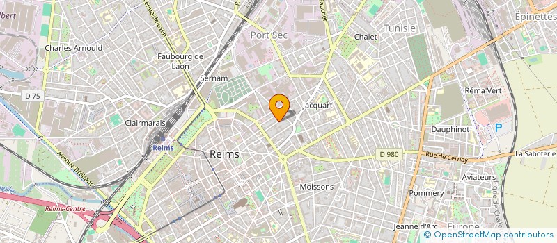 localisation de l'entreprise S.C.I. LA GRANDE TOUCHE  REIMS