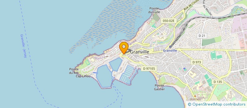 localisation de l'entreprise S.C.I. LA HAVAUDIERE à GRANVILLE