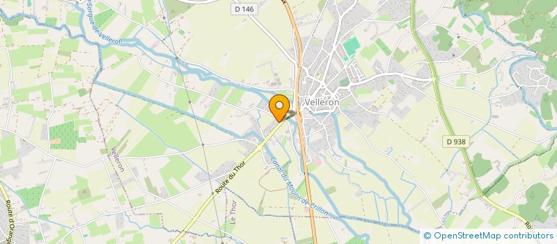 localisation de l'entreprise S.C.I. LA JARDINE  VELLERON