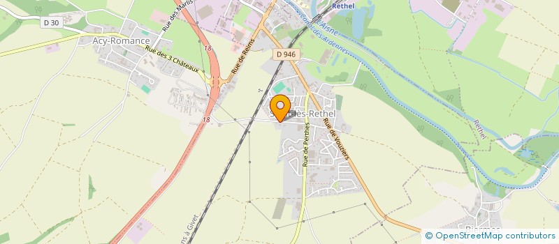 localisation de l'entreprise S.C.I. LA JONCHERE  SAULT-LES-RETHEL