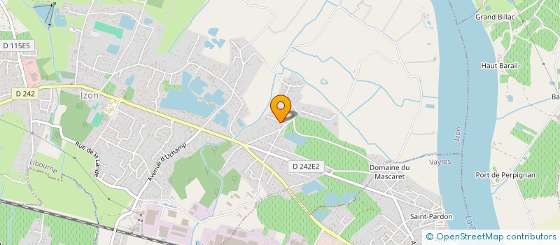 localisation de l'entreprise S.C.I. LA LANDAISE  IZON