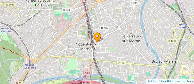 localisation de l'entreprise S C I LA LORRAINE  LE PERREUX-SUR-MARNE