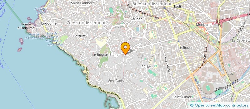localisation de l'entreprise S.C.I LA LOUVE2 à MARSEILLE