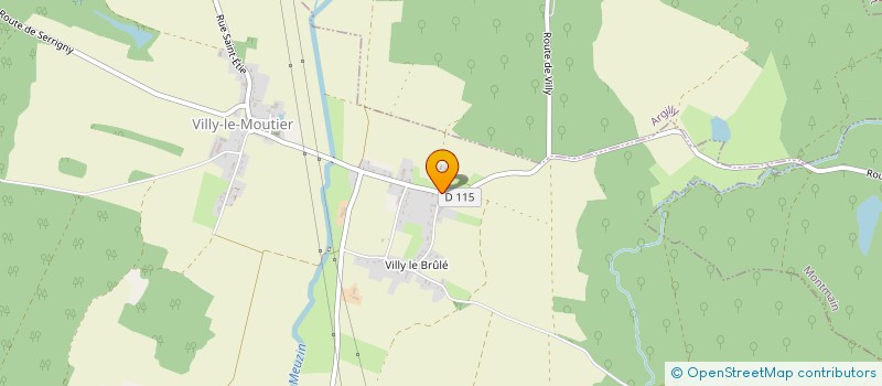 localisation de l'entreprise S.C.I. LA LOYERE  VILLY-LE-MOUTIER