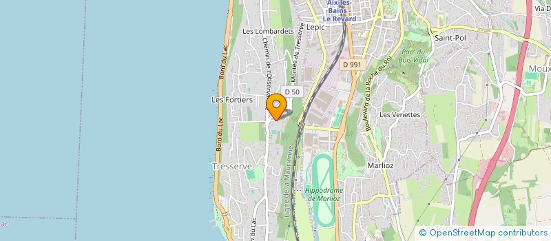 localisation de l'entreprise S.C.I LA MOLINIERE  TRESSERVE