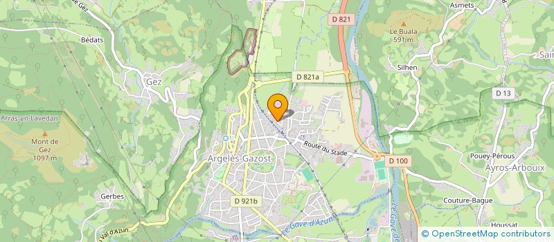 localisation de l'entreprise S.C.I LA MOULATA  ARGELES-GAZOST