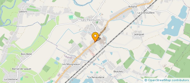 localisation de l'entreprise S.C.I. LA PANETIERE  LES PEINTURES