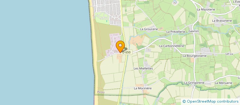 localisation de l'entreprise S.C.I. LA PETITE BERGERIE  PIROU