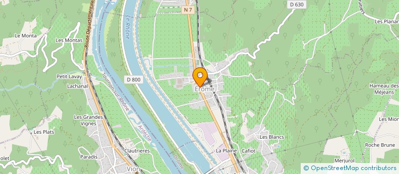 localisation de l'entreprise S.C.I LA PETITE CHAPELLE  LA ROCHE-DE-GLUN