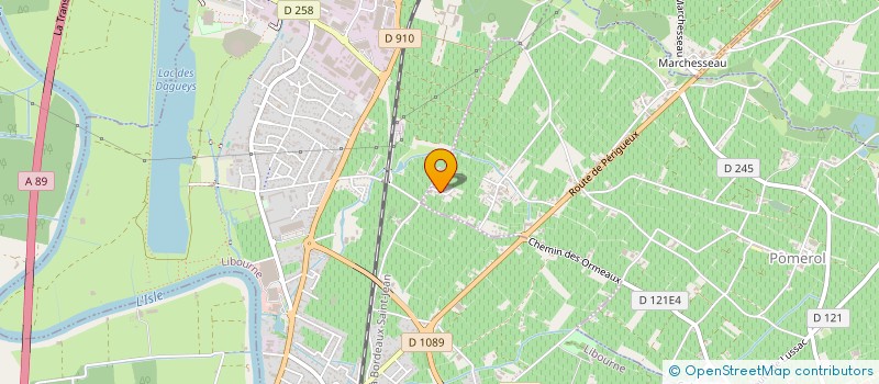 localisation de l'entreprise S.C.I. LA PETITE ITALIE  POMEROL