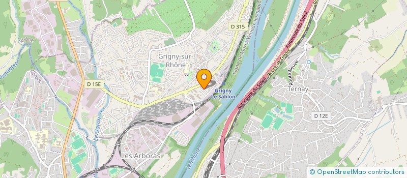 localisation de l'entreprise S.C.I LA PLAINE  GRIGNY