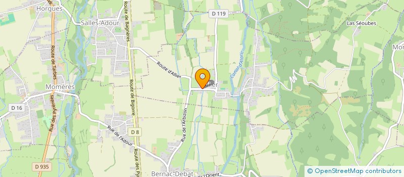 localisation de l'entreprise S.C.I LA POUDRIERE  ALLIER