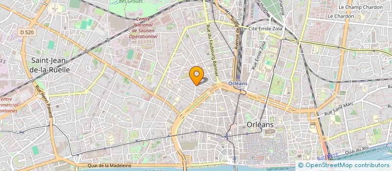 localisation de l'entreprise S.C.I LA PROSLE à ORLEANS