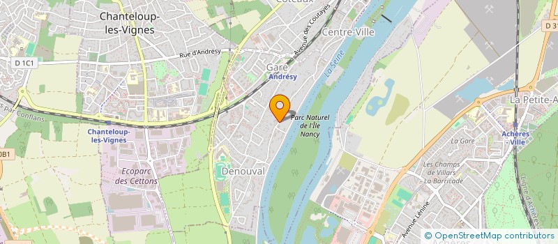 localisation de l'entreprise S.C.I LA ROSEYA  ANDRESY