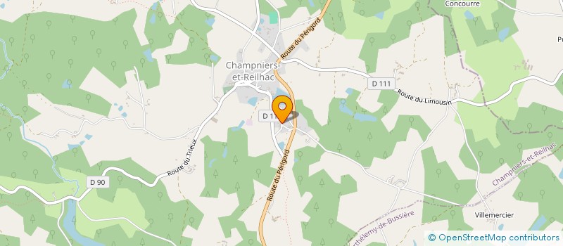 localisation de l'entreprise S.C.I LA SORCIERE  SAINT-BARTHELEMY-DE-BUSSIERE