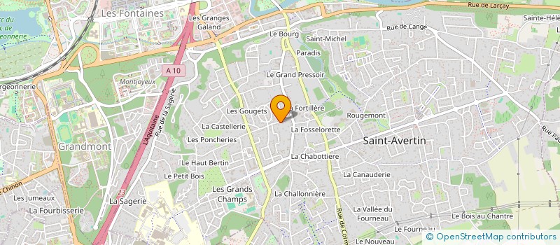 localisation de l'entreprise S.C.I. LA SOURCE  SAINT-AVERTIN