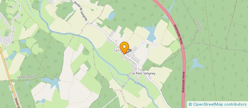 localisation de l'entreprise S.C.I. LA TALINE  SELIGNEY