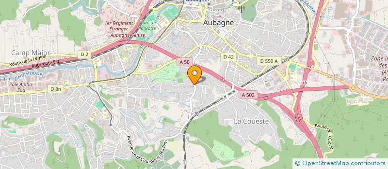 localisation de l'entreprise S.C.I LA TOUR DE L'AGRIE à AUBAGNE