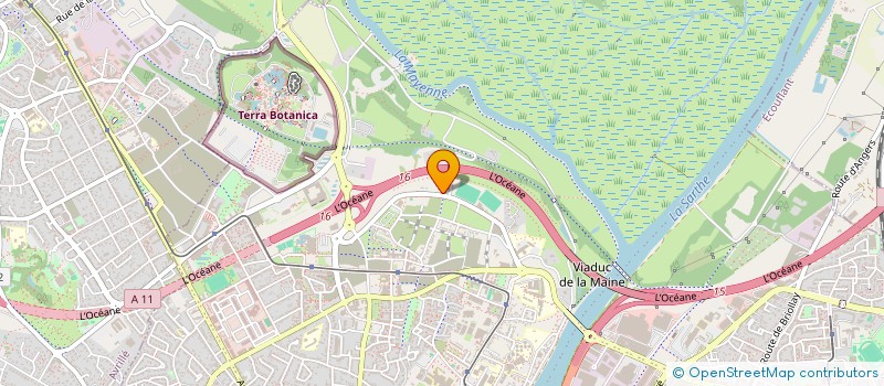 localisation de l'entreprise S.C.I LA TURPINIERE à ANGERS