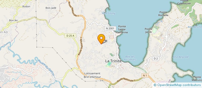localisation de l'entreprise S.C.I LA VAGUE BLEUE à LA TRINITE