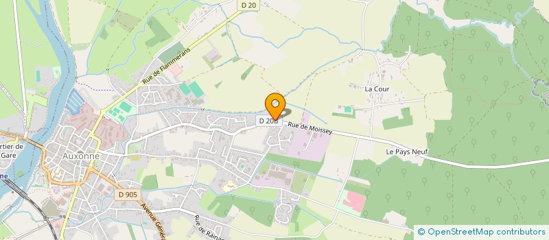 localisation de l'entreprise S.C.I. LA VOILE BLEUE  ATHEE